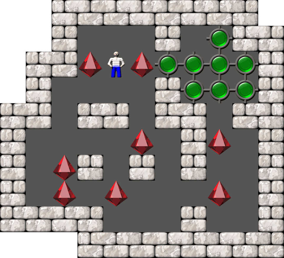 Sokoban Mass Remodel level 635